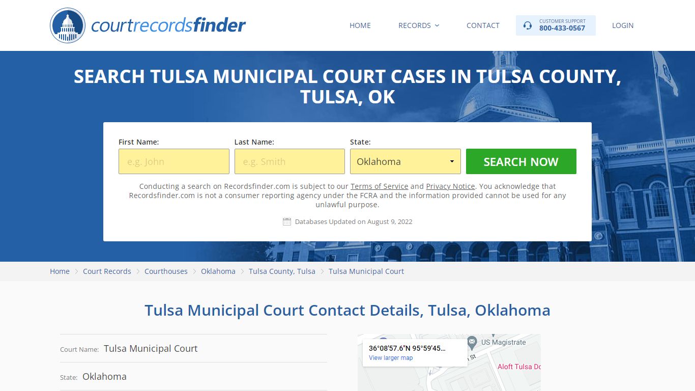 Tulsa Municipal Court Case Search - Tulsa County, OK ...